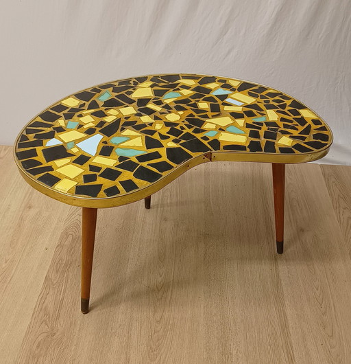 Table d'appoint Fifties avec plateau en céramique