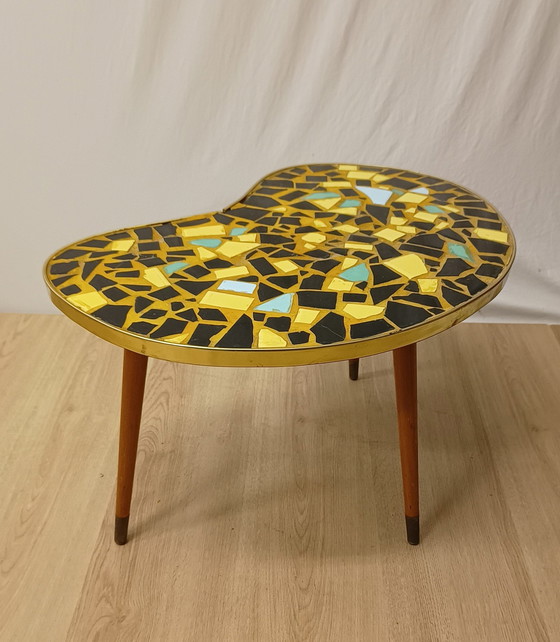 Image 1 of Table d'appoint Fifties avec plateau en céramique