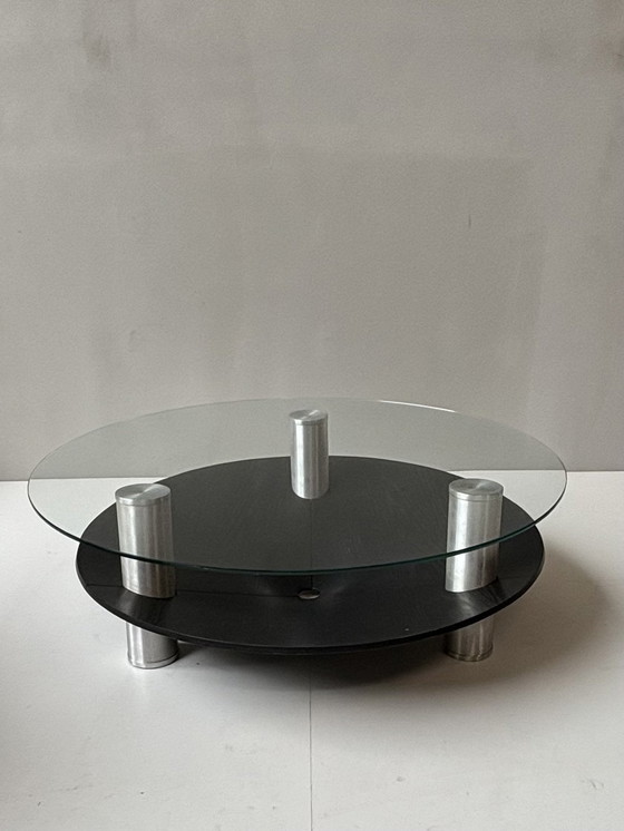 Image 1 of Table basse vintage en aluminium, 1970