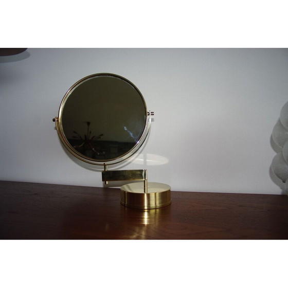 Image 1 of Miroir de table vintage par Hans Agne Jakobsson 1960s