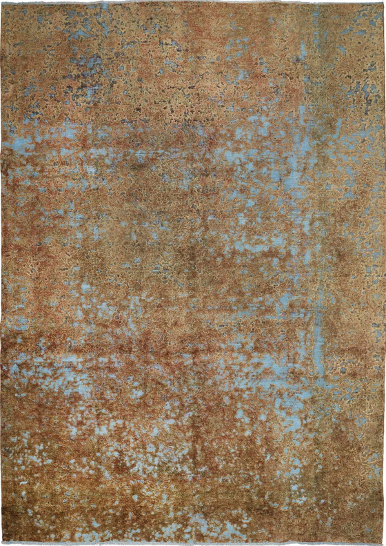 Image 1 of Vintage Blue Lagoon Style - Perserteppich 3,17 X 2,25 Cm Handgenüpft Nr. 13951