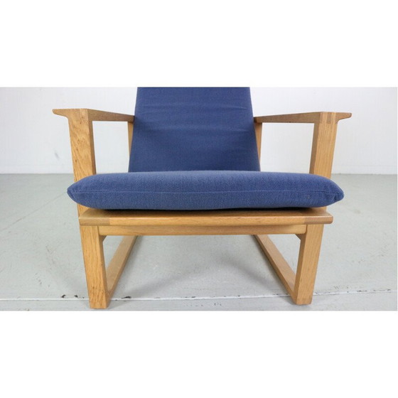 Image 1 of Fauteuil vintage avec ottoman en teck par Søren Ladefoged pour SL Møbler, Danemark 1960