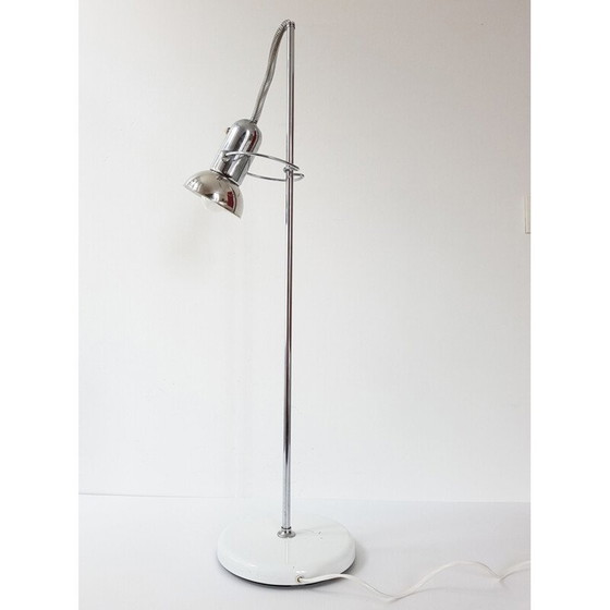 Image 1 of Lampe d'architecte vintage en acier argenté, 1970