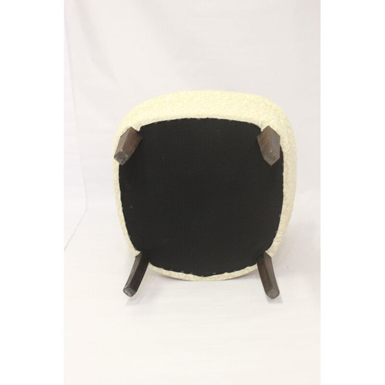 Image 1 of Fauteuil vintage en velours par Otto Schulz pour Casal, Suède 1940