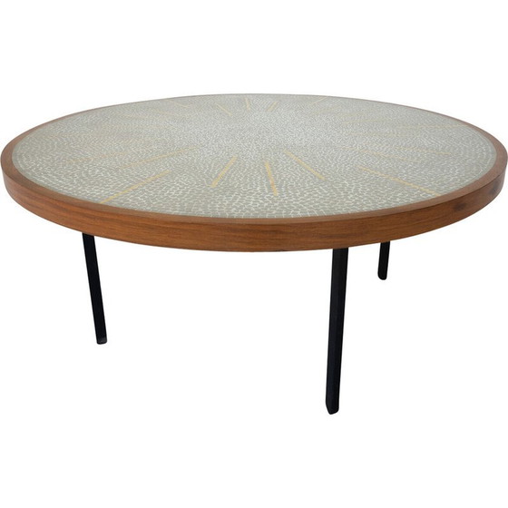 Image 1 of Table basse vintage en mosaïque, Allemagne 1970