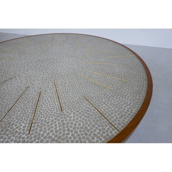 Image 1 of Table basse vintage en mosaïque, Allemagne 1970