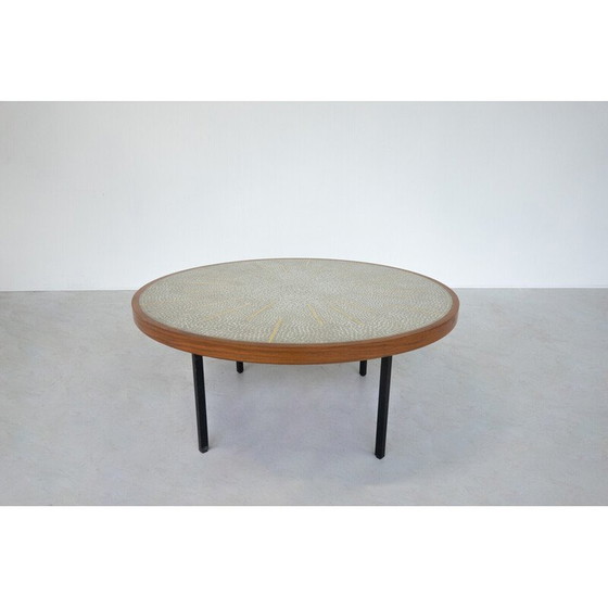 Image 1 of Table basse vintage en mosaïque, Allemagne 1970