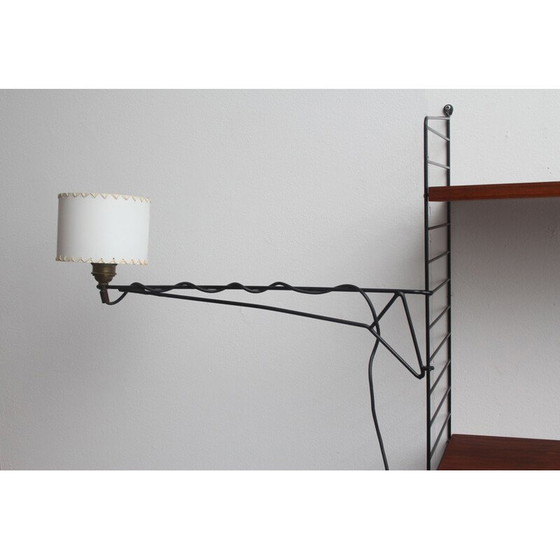 Image 1 of Lampe pivotante vintage pour meuble mural String, 1960