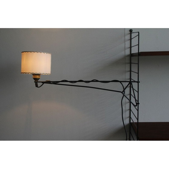 Image 1 of Lampe pivotante vintage pour meuble mural String, 1960