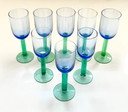 Set de 8 verres artisanaux