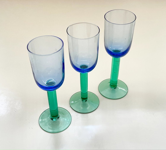 Image 1 of Set de 8 verres artisanaux