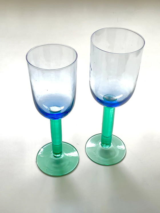 Image 1 of Set de 8 verres artisanaux