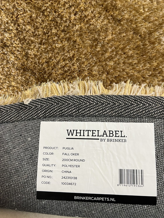 Image 1 of Tapis puglia rond automne ocre