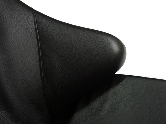 Image 1 of Wk Wohnen Solo 699 Fauteuil en cuir / chaise longue | Noir