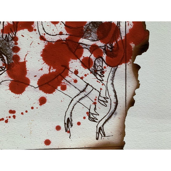 Image 1 of Tableau vintage cerbère par François-Xavier Lalanne, 2005