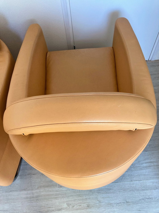 Image 1 of 2x Leolux avec pouf