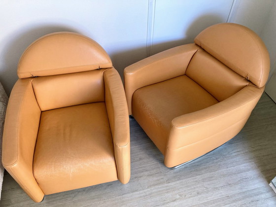 Image 1 of 2x Leolux avec pouf