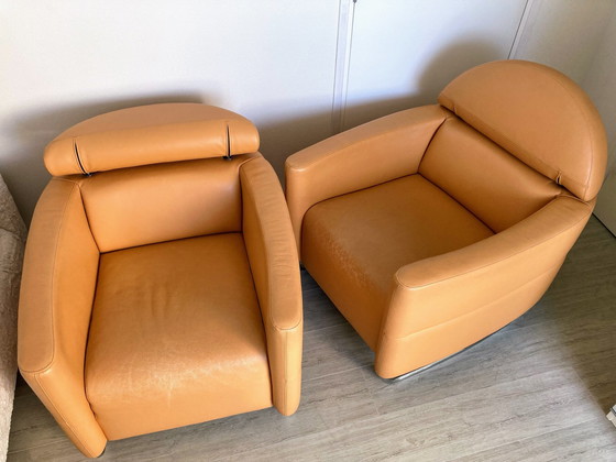 Image 1 of 2x Leolux avec pouf