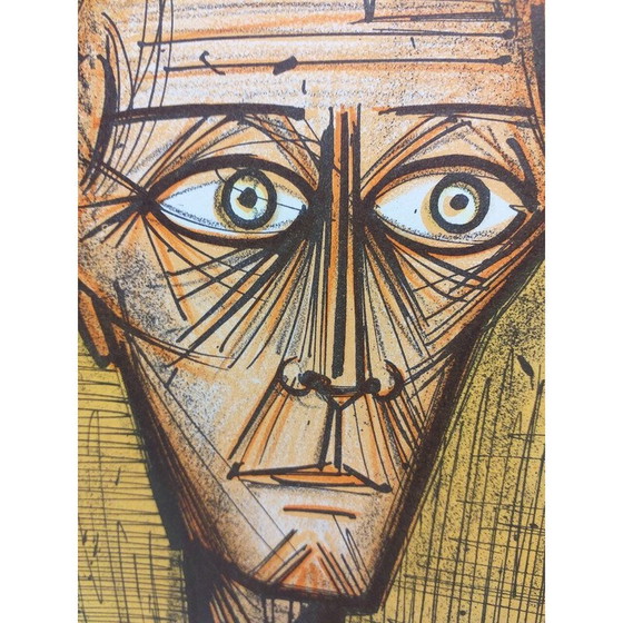 Image 1 of Lithographie vintage "Fantomas" de Bernard Buffet pour Mourlot, 1967