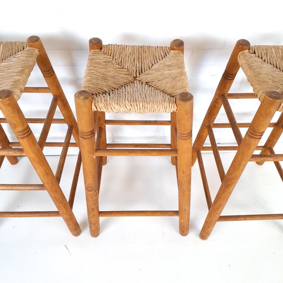 Image 1 of 3X tabouret de bar vintage