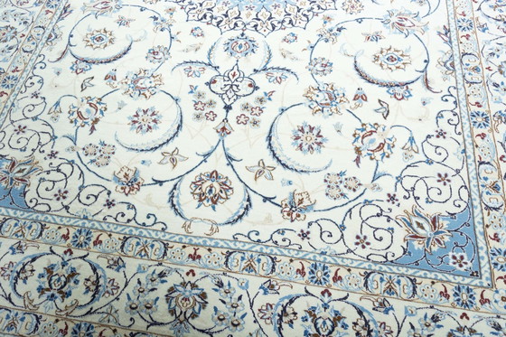 Image 1 of Tapis d'Orient noué à la main Naïn 9 La avec soie 345 X 257 cm