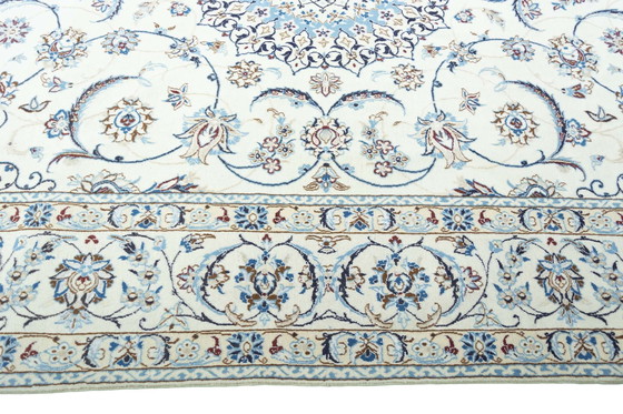 Image 1 of Tapis d'Orient noué à la main Naïn 9 La avec soie 345 X 257 cm
