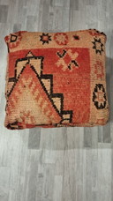 Pouf berbère vintage du Maroc
