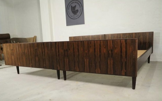 Image 1 of Lits en bois de rose par Sannemanans Furniture Factory, 1970S, ensemble de 2