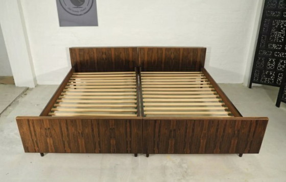 Image 1 of Lits en bois de rose par Sannemanans Furniture Factory, 1970S, ensemble de 2