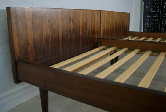 Image 1 of Lits en bois de rose par Sannemanans Furniture Factory, 1970S, ensemble de 2