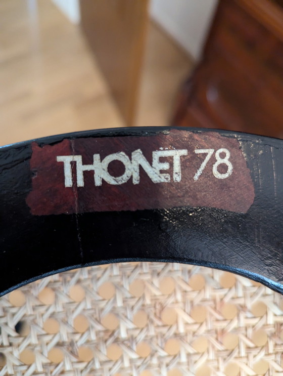 Image 1 of 2x Chaise et tabouret Thonet