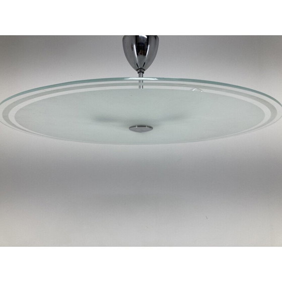 Image 1 of Lampe suspendue Vintage Art Deco, Tchécoslovaquie 1930