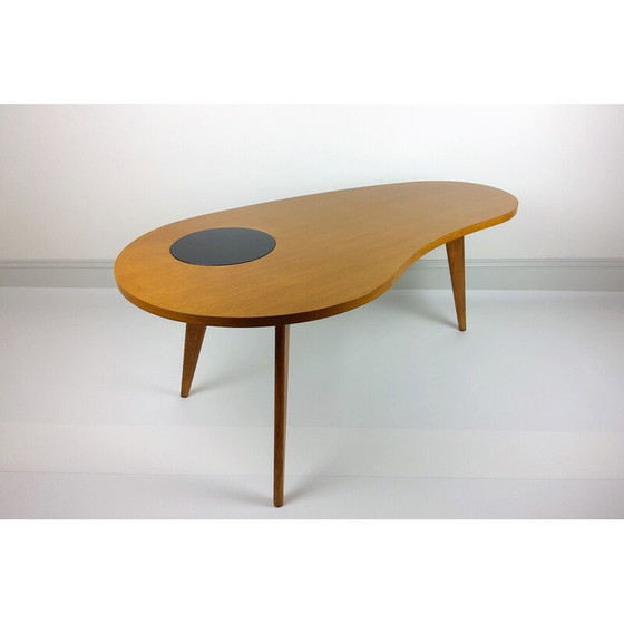 Image 1 of Table basse vintage en chêne massif, 1950