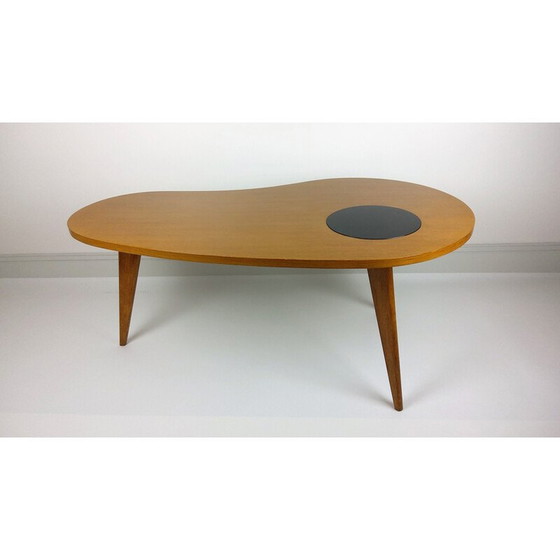Image 1 of Table basse vintage en chêne massif, 1950