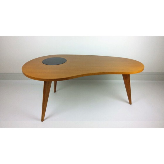 Image 1 of Table basse vintage en chêne massif, 1950