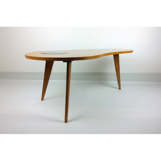 Image 1 of Table basse vintage en chêne massif, 1950