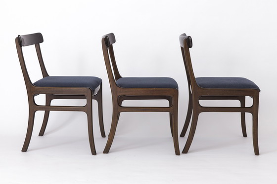 Image 1 of 6 Chaises par Ole Wanscher pour Poul Jeppesen, 1960S, Modèle Rungstedlund, Ensemble de 6