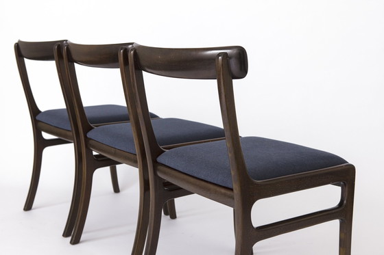 Image 1 of 6 Chaises par Ole Wanscher pour Poul Jeppesen, 1960S, Modèle Rungstedlund, Ensemble de 6