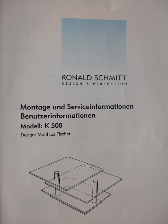 Image 1 of Table basse Ronald Schmitt Modèle K500