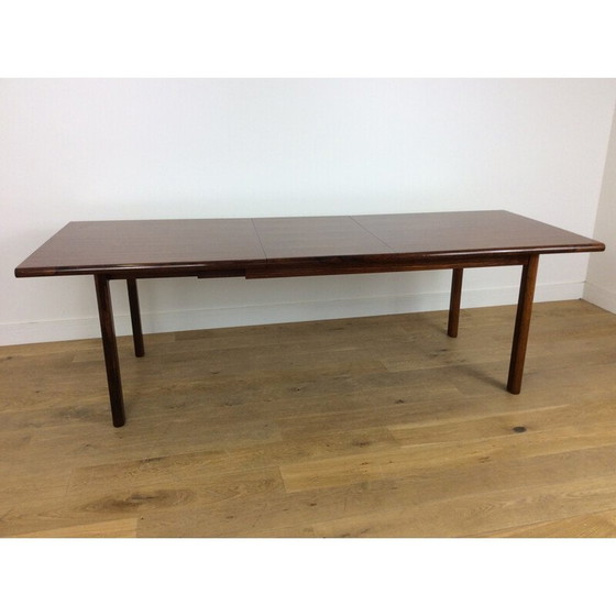 Image 1 of Table de salle à manger vintage en bois de rose - années 1960