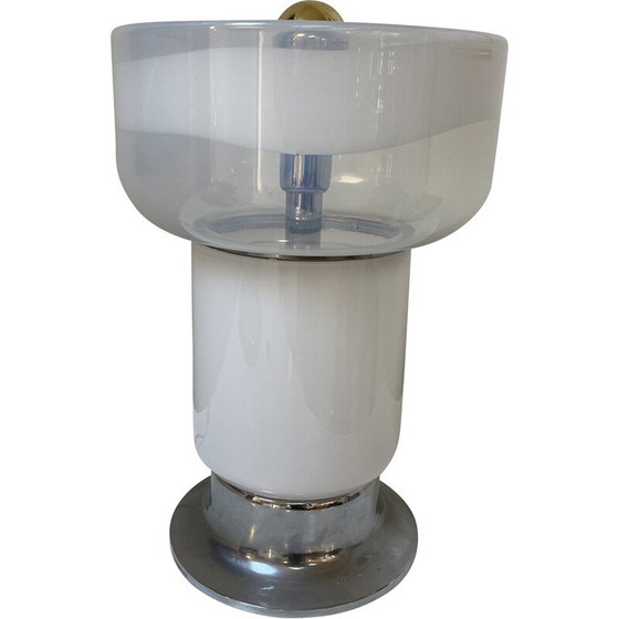 Image 1 of Lampe de table vintage en verre de Murano, Italie 1970