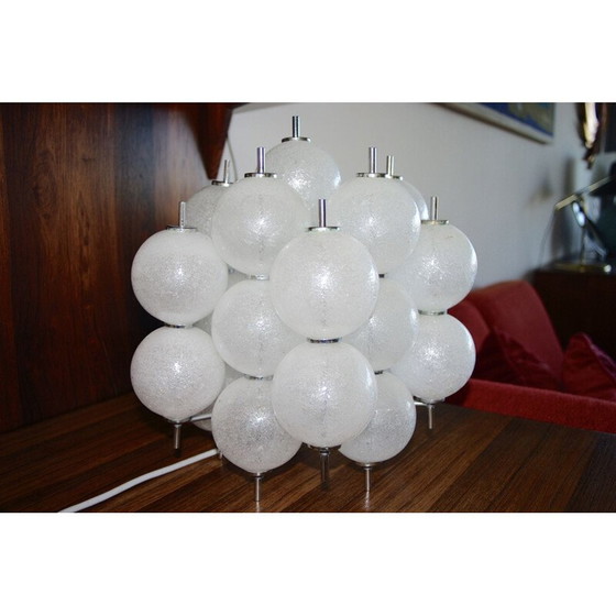 Image 1 of Lampe de table vintage en verre soufflé par Raak, 1960-1970