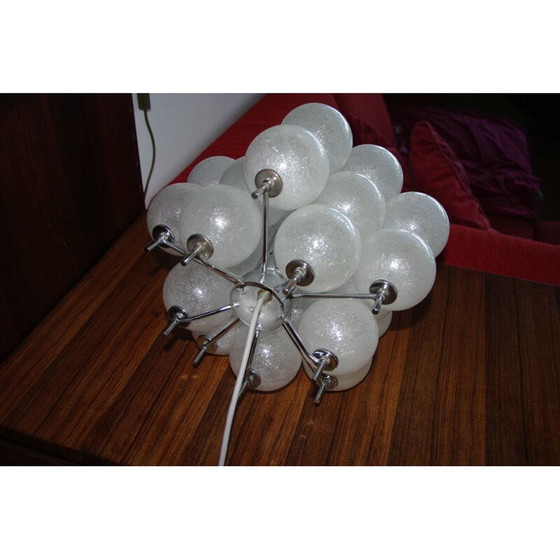 Image 1 of Lampe de table vintage en verre soufflé par Raak, 1960-1970