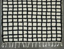 Tapis berbère - 246 Cm X 164 Cm - Laine blanche et noire