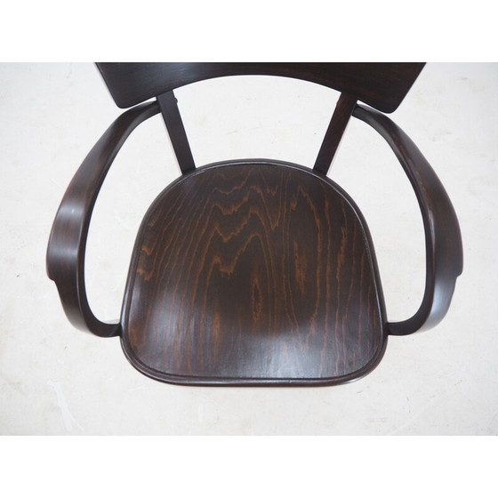 Image 1 of Chaise de salle à manger Art nouveau du milieu du siècle par Fischel, Tchécoslovaquie, années 1920