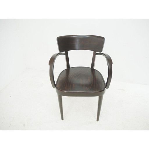 Chaise de salle à manger Art nouveau du milieu du siècle par Fischel, Tchécoslovaquie, années 1920