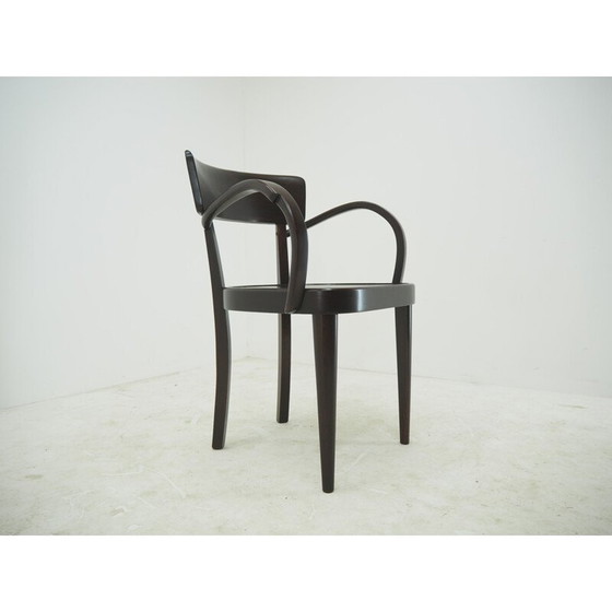 Image 1 of Chaise de salle à manger Art nouveau du milieu du siècle par Fischel, Tchécoslovaquie, années 1920