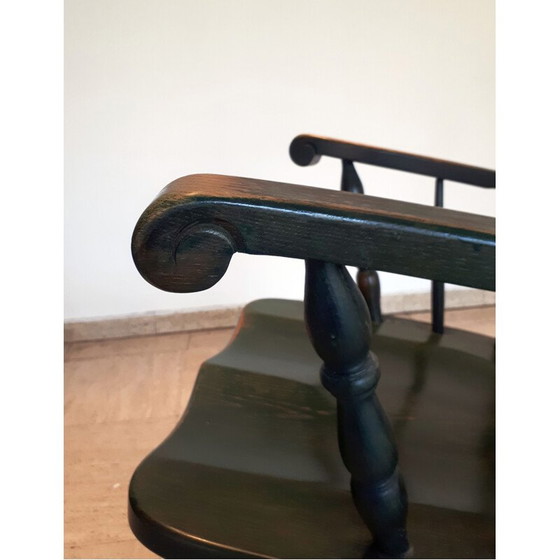 Image 1 of Chaise à bascule vintage en bois, 1970