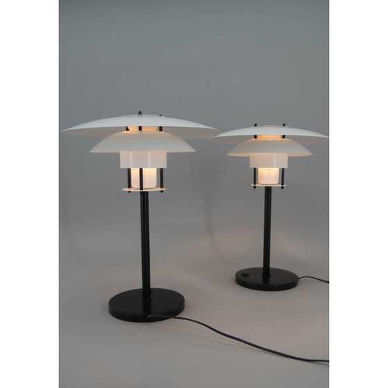 Image 1 of Paire de lampes de table vintage par Jorgen Buchwald pour Laterna Danica, 1970