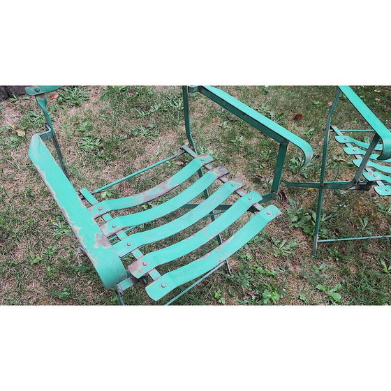 Image 1 of Paire de fauteuils de jardin en fer, 1920